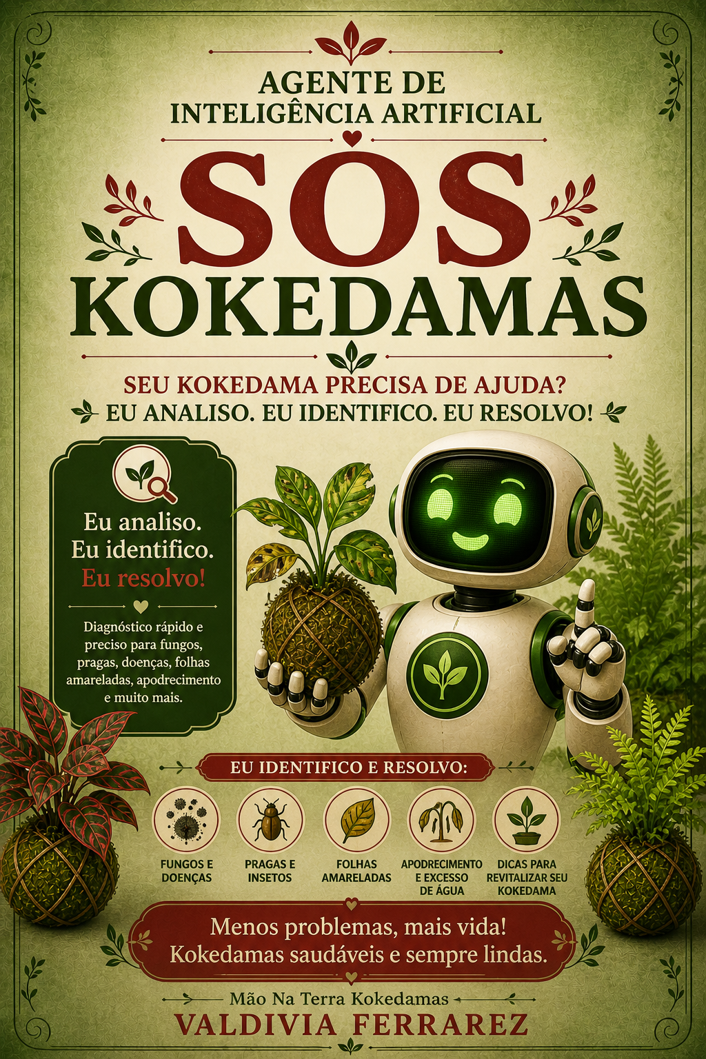 Fazendo Kokedamas Lucrativos — Valdivia Ferrarez | Mão na Terra
